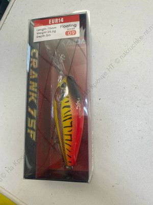 Воблер KAIDA Crank 75F EUR14, weight: 25.6g, depth: 5m Воблер KAIDA Crank 75F EUR14, weight: 25.6g, depth: 5m