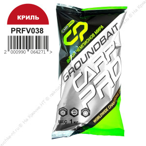 CARP PRO Прикормка для рыбы Криль 1кг CARP PRO Прикормка для рыбы Криль 1кг