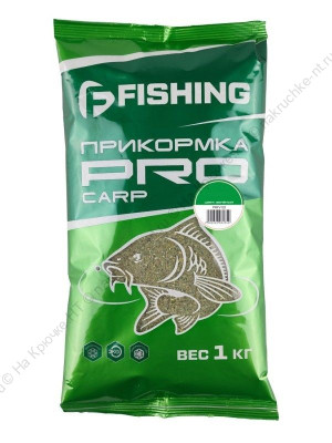 F-FISHING Прикормка для рыбы PRO Carp Орех 1кг (15) F-FISHING Прикормка для рыбы PRO Carp Орех 1кг (15)